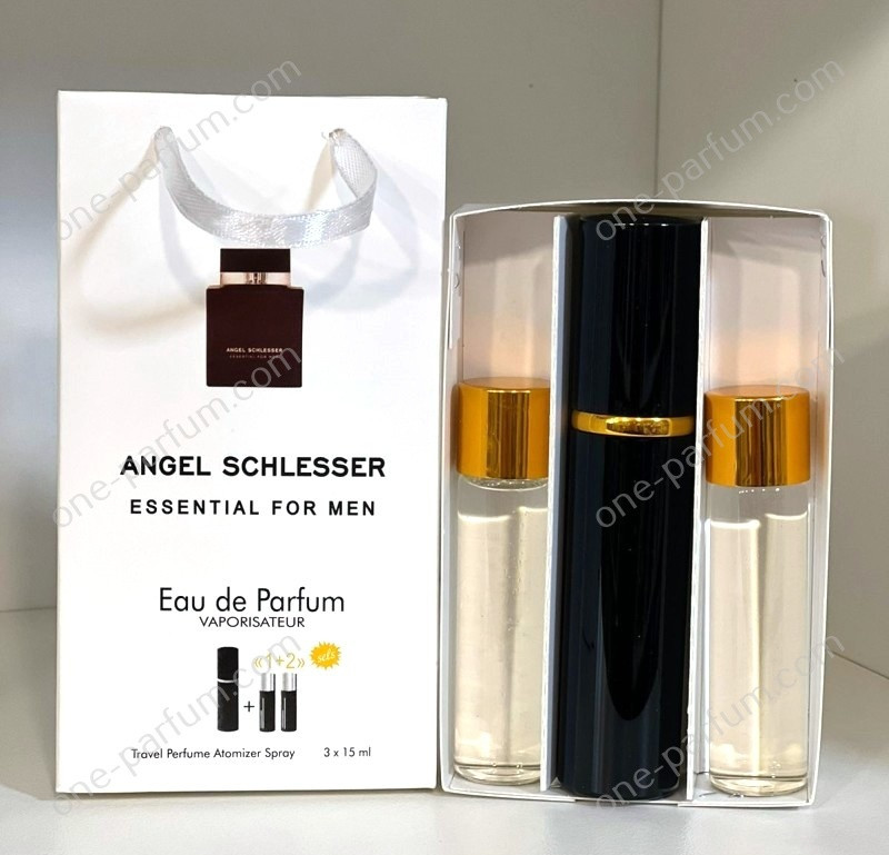 Мініпарфумерія Angel Schlesser Essential For Men (Ангел Шлессер Ессеншіал Фо Мен), 3 x15 мл