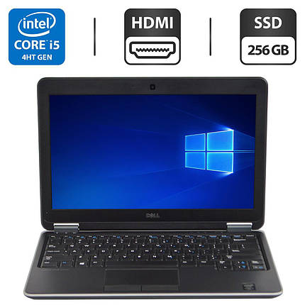 Нетбук Dell E7240 /12.5"/Core i5-4200M 2(4)ядра 2.5GHz/8GB DDR3L/256GB SSD/HD Graphics 4600/Webcam, фото 2