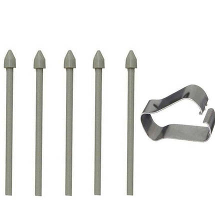 Наконечник SK для стилуса Samsung Tab S7 T870 T875 S7 Plus T970 T975 S7 FE T730 T736 (5шт) Grey, фото 1