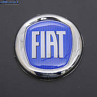 Емблема Fiat Albea Punto Palio зад пластик скотч синя D75