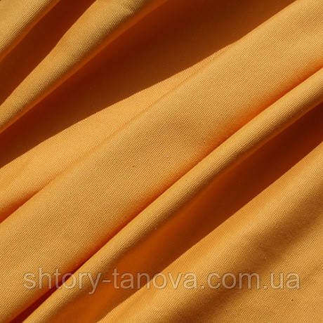 Тканина для штор бавовняна ЖОВТИЙ, фото 1