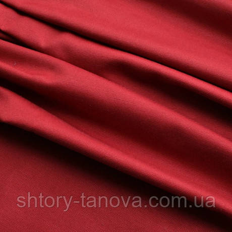 Тканина для штор бавовняна ВИШНЯ, фото 1