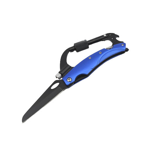 Мультитул-карабін Kyson KS-860 black/blue