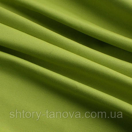 Тканина для штор бавовняна САЛАТОВИЙ, фото 1