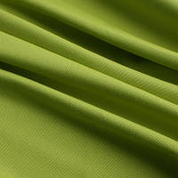Тканина бавовна портьєрна для штор салатова однотонна 280см 232г/м² Іспанія щільна напівбавовна
