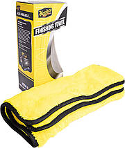 Рушник мікрофібровий фінішний - Meguiar's Microfibre Finishing Towel 30x45 см. 920 gsm жовтий (X1801EU), фото 2