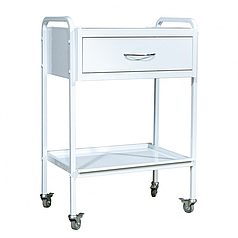 Столик маніпуляційний СМ-3 євро з шухлядою (медичний столик пересувний, інструментальний)