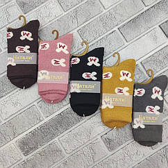 Шкарпетки жіночі зимові плюшеві р.37-41 Міккі асорті НАТАЛІ 30036746