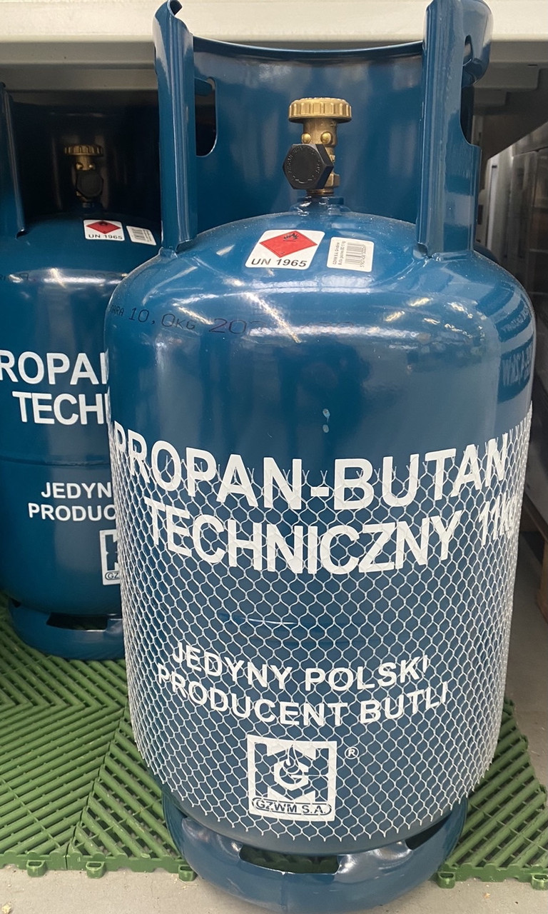 Газовий балон побутовий 27 л 10 kg Польща
