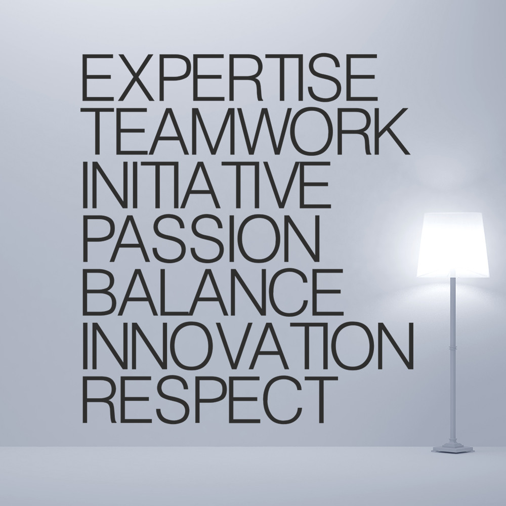 Інтер'єрна наклейка на стіну Мотивація для офісу Oracal Чорний розмір 96х60см, фото 1