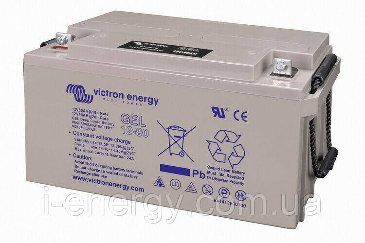 Акумулятор 12V/90Ah Gel Deep Cycle Battery BAT412800104 Victron Energy 12В 90Аг герметичний гелевий