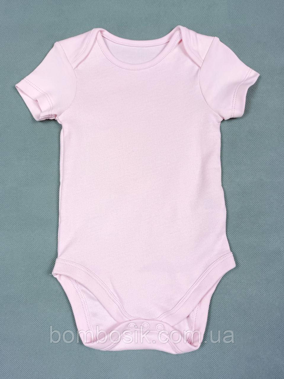 Бодік для дівчинки з коротким рукавом Dunnes, newborn (50-56см), фото 1
