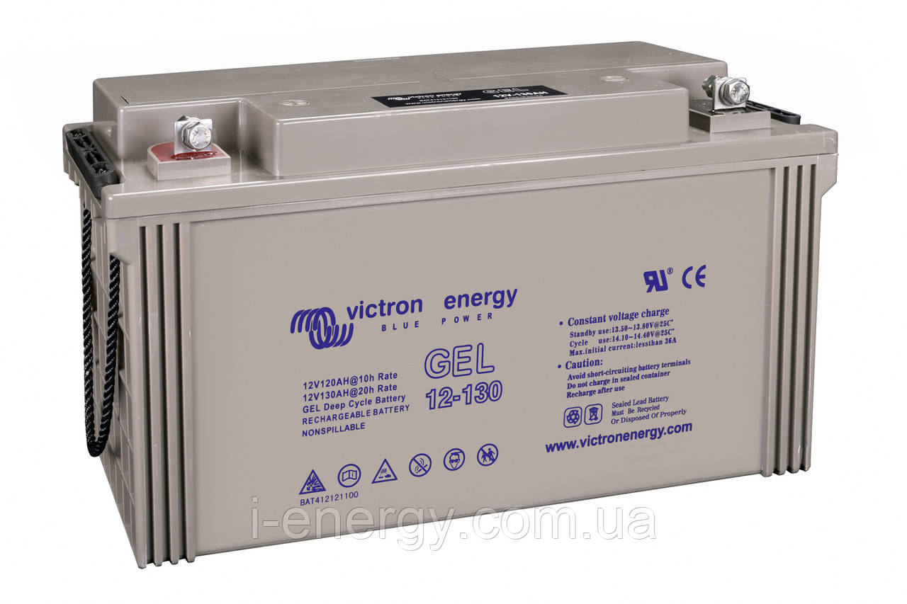 Акумулятор 12V/130Ah Gel Deep Cycle Battery BAT412121104 Victron Energy 12В 130Аг герметичний гелевий, фото 1