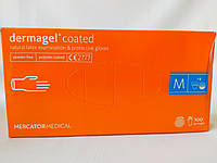 Перчатки латексные неприпудренные (MERCATOR MEDICAL) Dermagel Coated р-р M