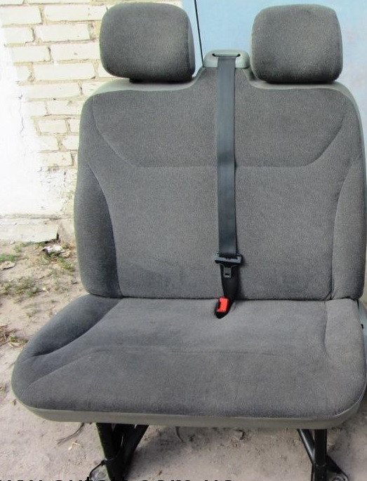 Сидіння переднє ліве подвійне Англійське RENAULT TRAFIC 00-14 (РЕНО ТРАФІК)