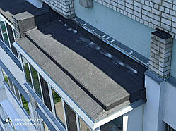 Ремонт даху балкона останніх поверхів (висотні роботи)