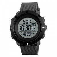 Водонепроницаемые (50м) цифровые наручные часы Skmei 1213GY Black-Gray