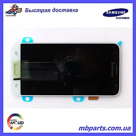 Дисплей із сенсором Samsung J320 Galaxy J3 White оригінал, GH97-18414A