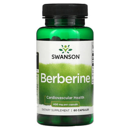 Swanson Berberine 400 mg 60 Caps, фото 1