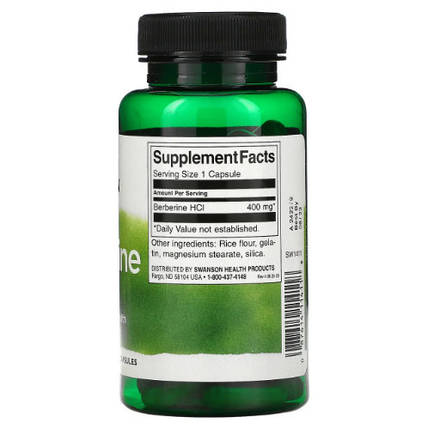 Swanson Berberine 400 mg 60 Caps, фото 2
