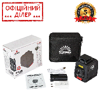 Уровень лазерный строительный (нивелир) Vitals Professional LL 5go (360 град, 120град, 2 лазерные головки) YLP