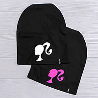 Жіноча шапка з принтом Барбі