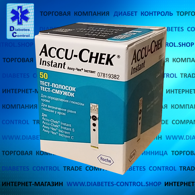 Тест-смужки Accu-Chek Instant/Аку-Чек Інстант, 50 шт.