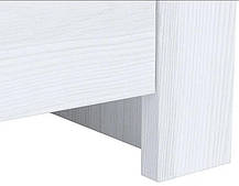 Тумба під телевізор Амстердам (Антверпен II) РТВ 2S БРВ 480x1370x410vмм ясен сніговий + дуб морений, фото 4