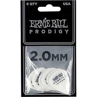 Медиатор Ernie Ball 9202 Prodigy Delrin White Standard 2.00 mm 6 pcs