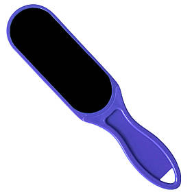 Двостороння пилка-пемза (терка) для педикюру, зі змінними файлами, пластикова Фіолетова