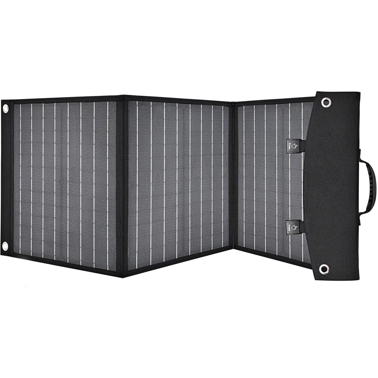 Портативний сонячний зарядний пристрій 2E 60W (USB-A+USB-С+DC)