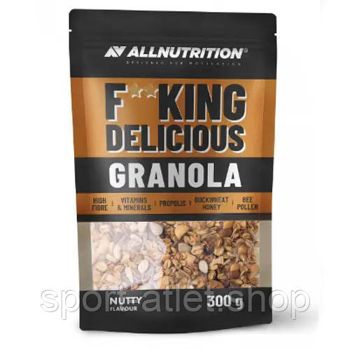 Замінник харчування AllNutrition FitKing Delicious Granola, 300 грам, горіхи, фото 1