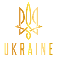 Ukraine (ЗСУ). Наклейка без фону. Вологостійка