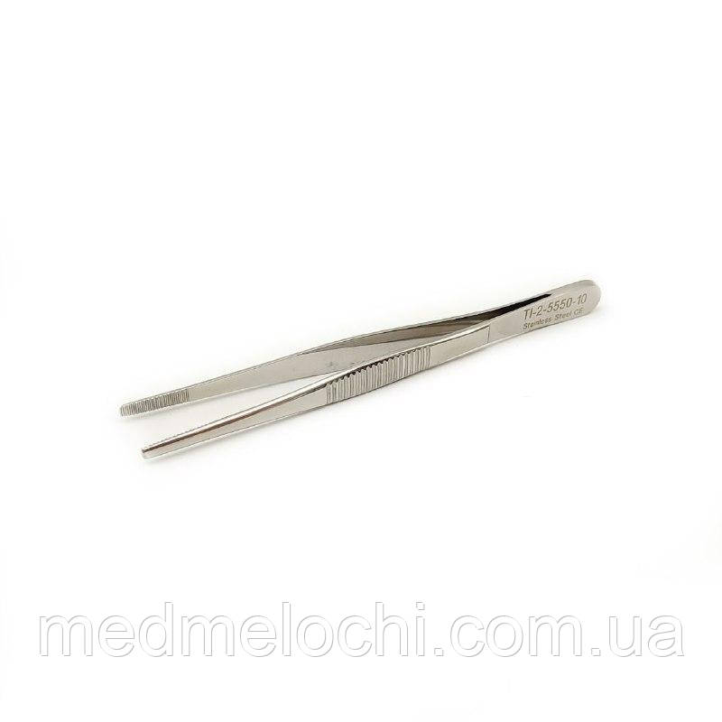 Пінцет анатомічний Tisson Medical. Довжина 10 см, фото 1