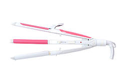 Стайлер для волос 3 в 1 плойка гофре утюжок Gemei GM-1960