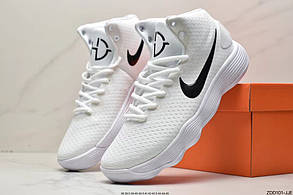 Eur38-46 Nike Hyperdunk 2017 TB White Black Гіперданк баскетбольні високі чоловічі кросівки  897808-100