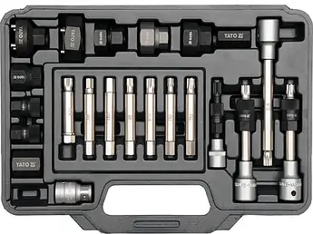 Набір інструменту для ремонту автомобільних генераторів 22 пр. YATO YT-04211