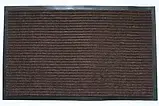 Килимок 75*45 см в передпокій на гумовій основі Смуга (коричневий), фото 3