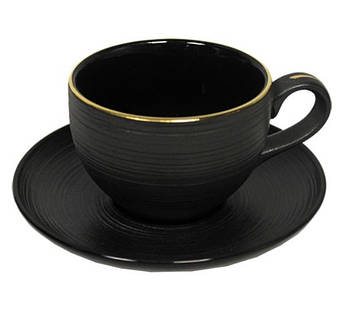 Набір чайний Negro: блюдце та чашка 200 мл
