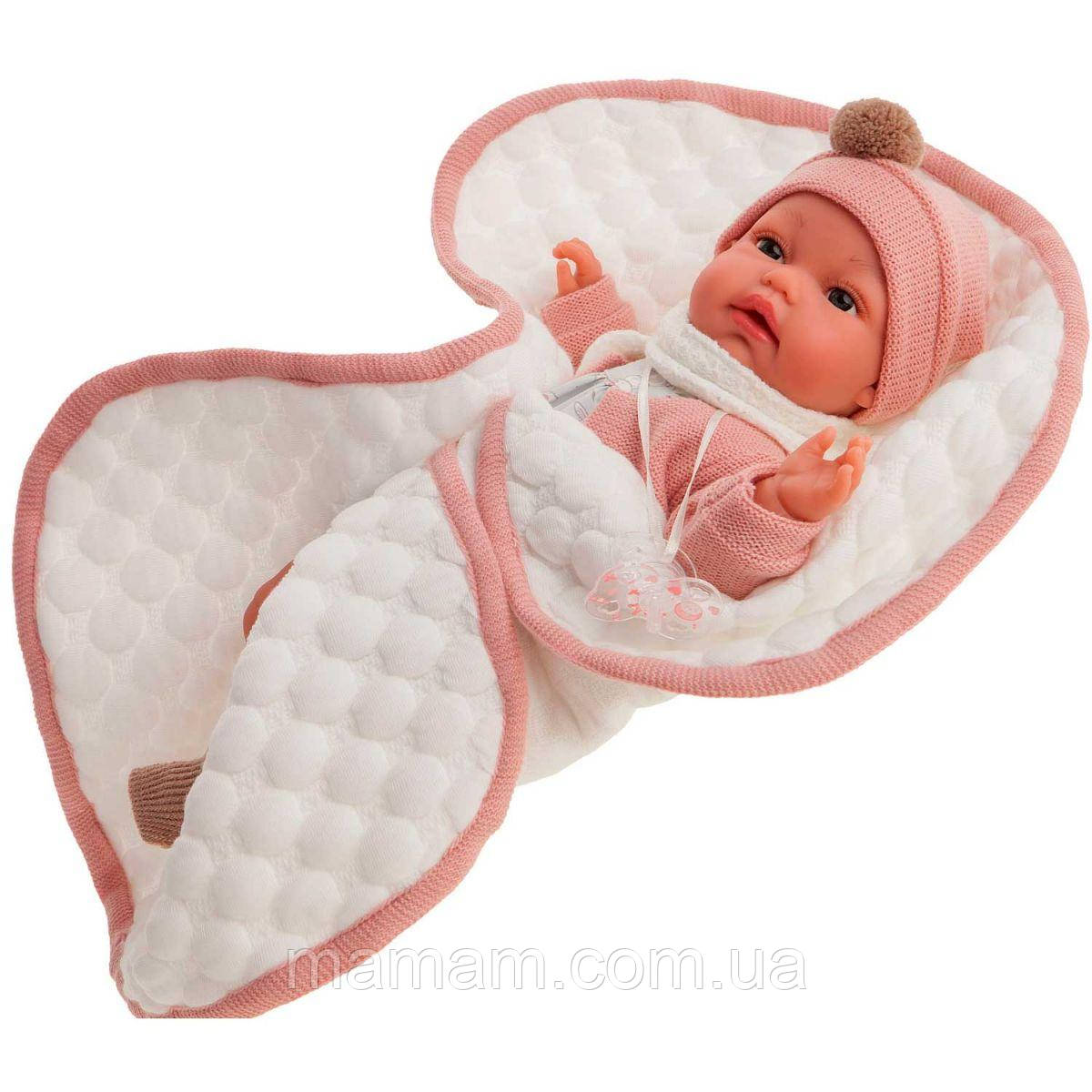 Лялька Antonio Juan 7049 Ліна в рожевому озвучена 34 см, фото 1