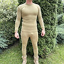 Комплект чоловічої термобілизни (2 рівень) Койот XXL, фото 3