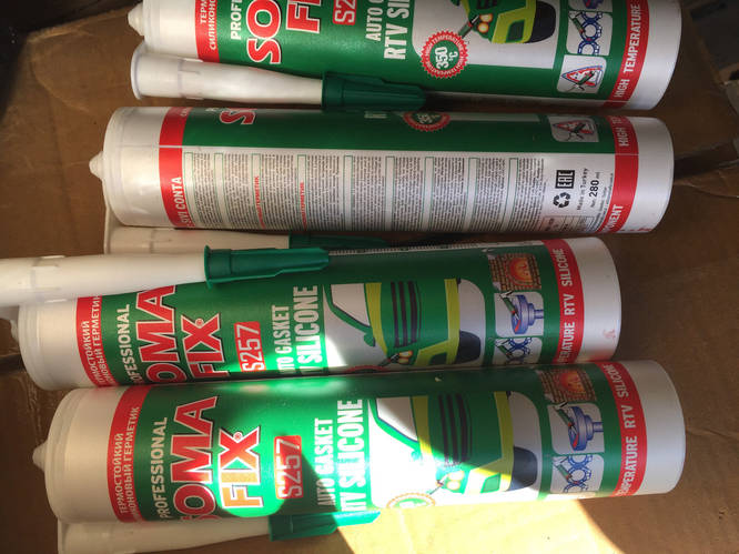 Купить Термостойкий силиконовый герметик SOmafix RTV S357, цена 290 ...