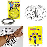 Антистрес іграшка Magic Ring, Кінетичні кільця, іграшка металева головоломка, фото 2