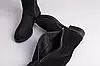 Жіночі демісезонні Ботфорти ShoesBand Чорні натуральні замшеві на низькому ходу всередині байка 37 (24 см) (S85121-1д), фото 10