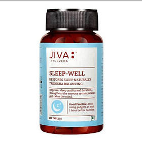 Сліп Вел Джива, Sleep Well Jiva Ayurveda, 120 таблеток