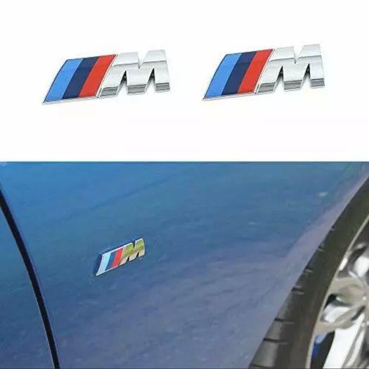 Шильдик емблема автологотип BMW M performance колір хром