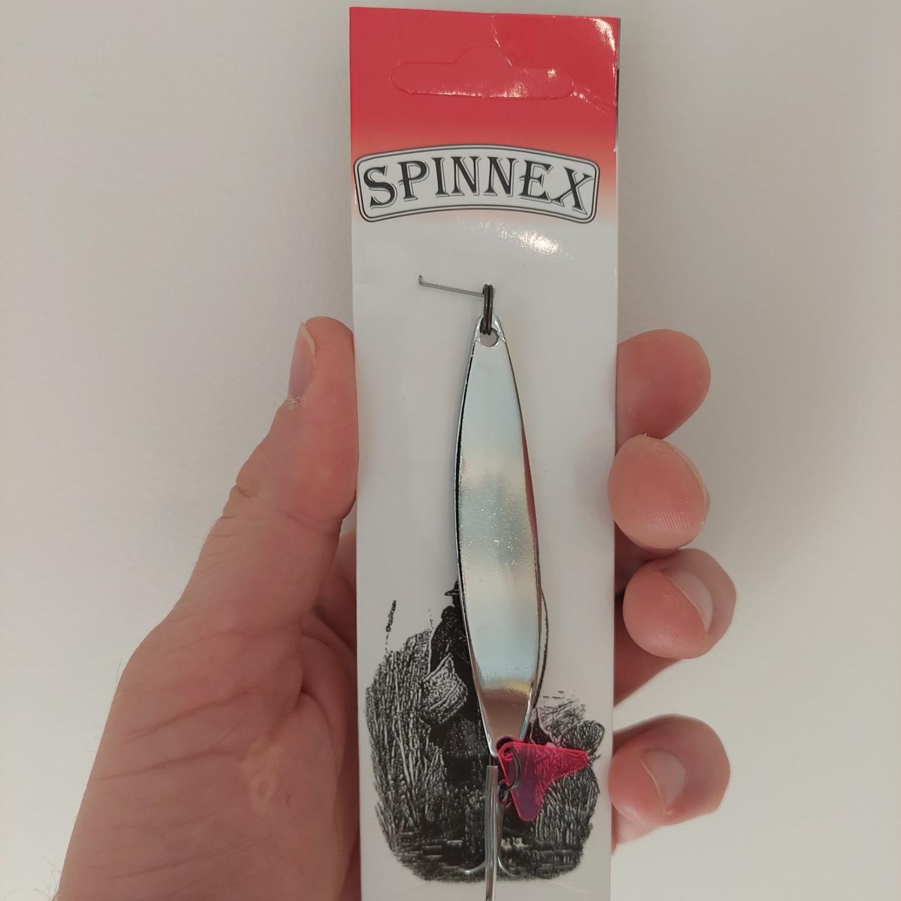 Польська Блешня SPINNEX Оригінал 14г срібло, фото 1