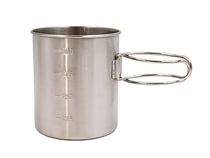 Кружка туристична зі складаними ручками Tramp 500 мл UTRC-037-metal