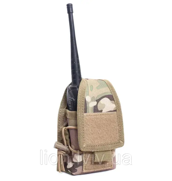 Тактичний чохол підсумок Molle для рації із фіксацією. Мультикам, Cordura 600D