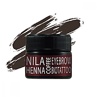 Хна для брів і біо тату "NILA" кава 10 грам